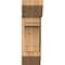 Ekena Millwork Merced Slat Rough Sawn Bracket w/ Offset Brace, Western Red Cedar, 8"W x 18"D x 26"H BKT0806X18X26MRC06RWR - alternate 2